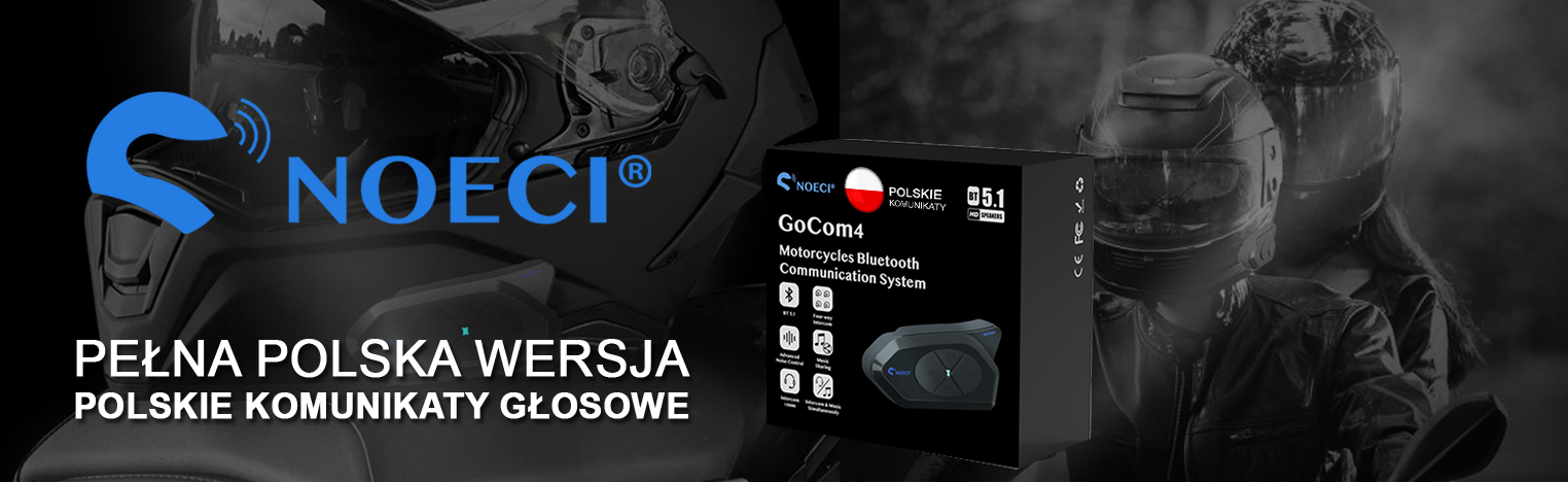 Interkom motocyklowy NOECI GOCOM4 konferencja