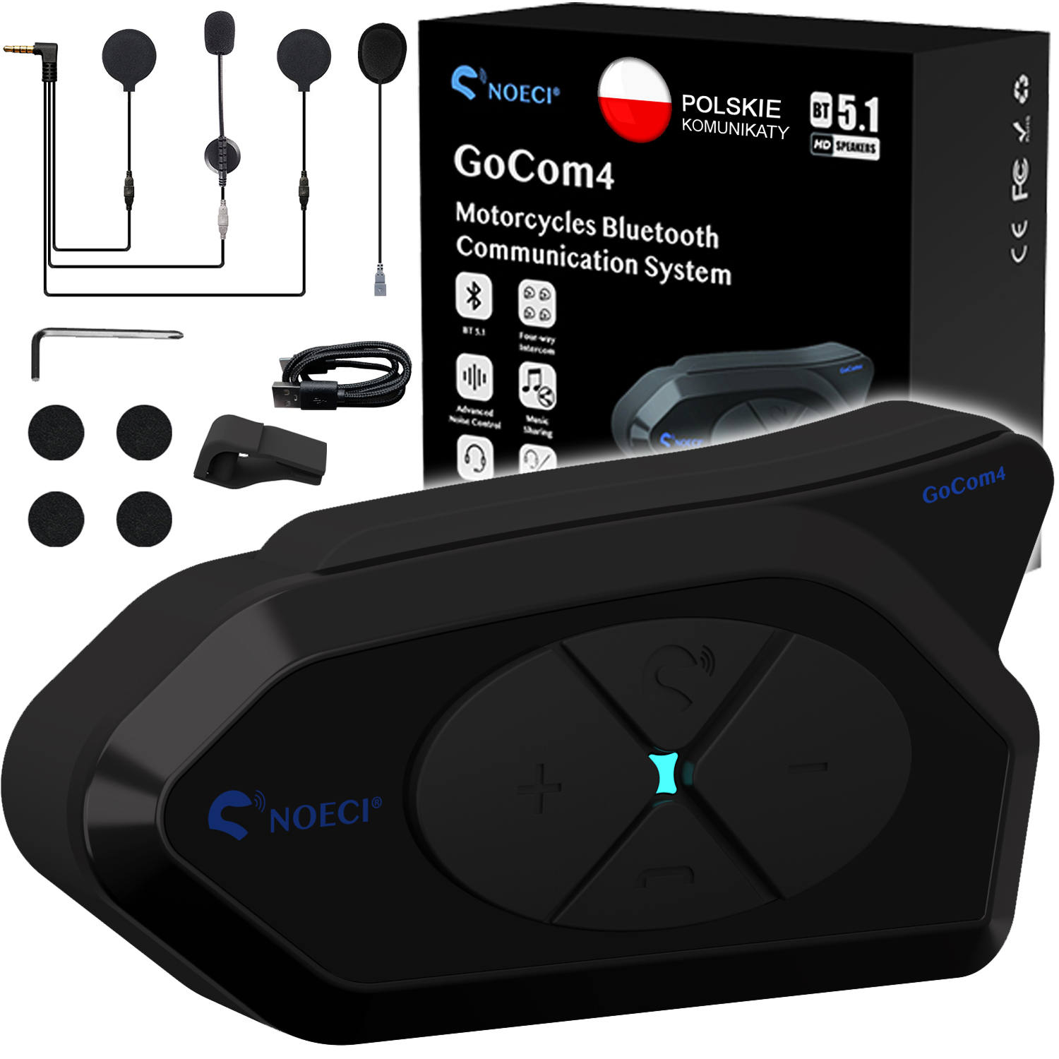 Interkom z polskimi komunikatami głosowymi - NOECI GOCOM4